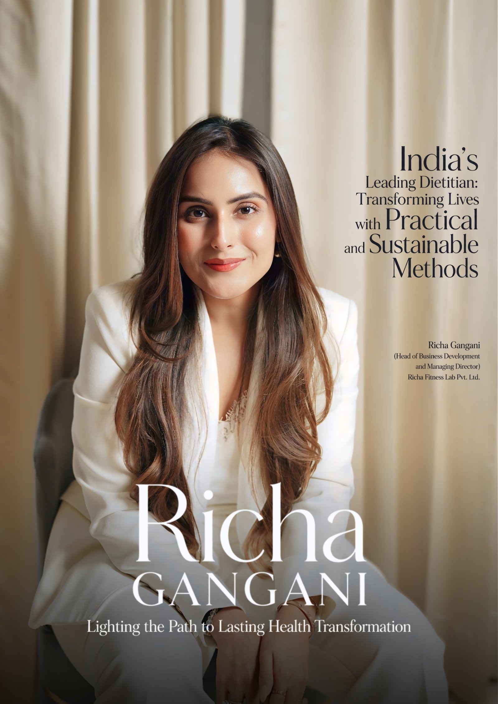 Richa's Gangani - Award winning dietitian and nutritionist