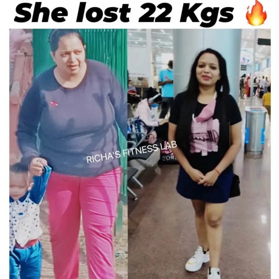 ❤️  3590 Likes My Dear Client Mitali Lost 22 Kg In 3 Months